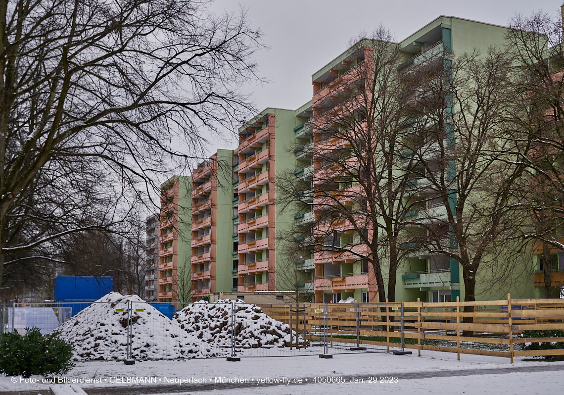 29.01.2023 - Sanierung Kurt-Eisner-Straße in Neuperlach